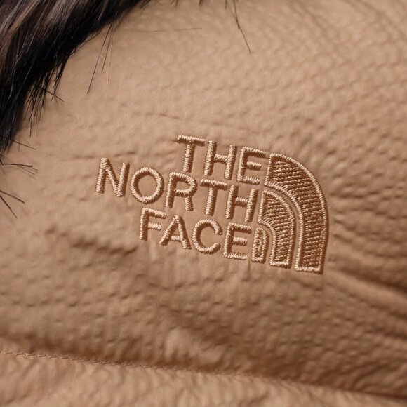 The North Face Womens Dreamer Parkina 600-Down Winter Jacket Almond Butter Sz Xs - Picture 8 of 15